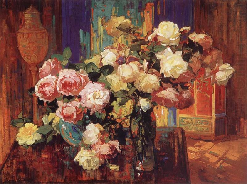 Franz Bischoff Roses n-d china oil painting image